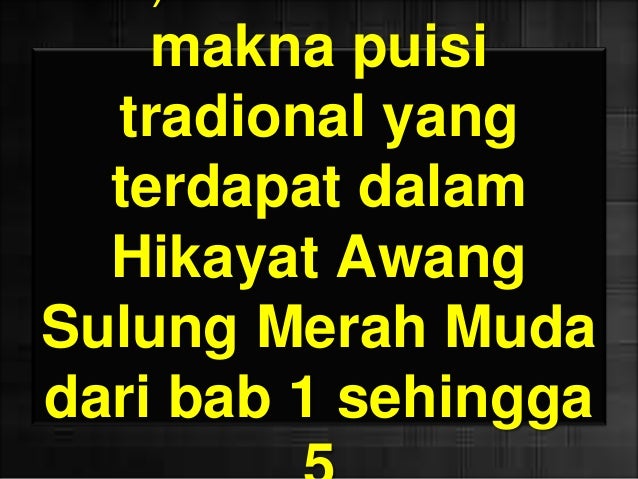 Contoh Teks Hikayat Melayu - Cara Ku Mu Contoh Teks Hikayat Melayu - Cara Ku Mu
