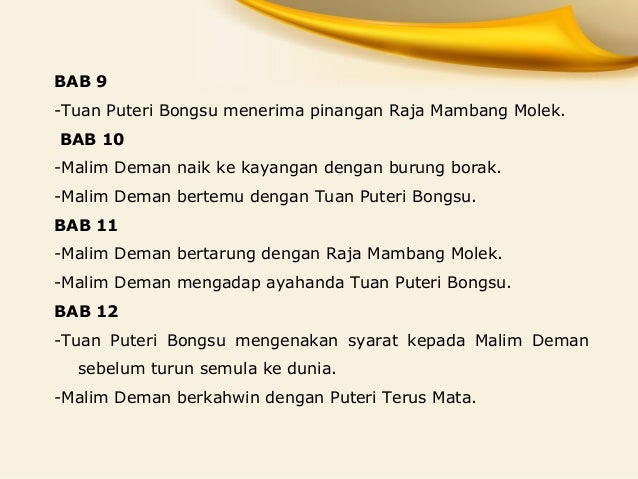 Hikayat Malim Deman Dan Unsur Intrinsiknya Berbagai Unsur