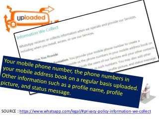 SOURCE : https://www.whatsapp.com/legal/#privacy-policy-information-we-collect
 
