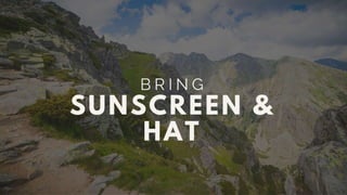 15 Essential Tips For A Successful Hike