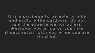 15 Essential Tips For A Successful Hike