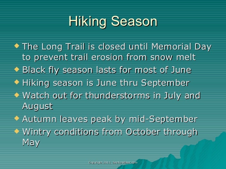 Hiking Vermont's Long Trail