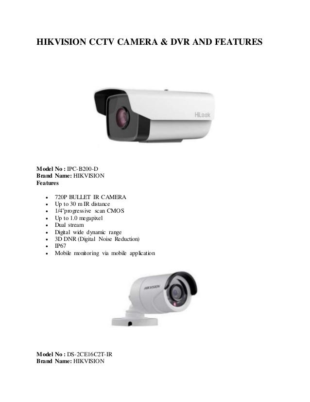 Hikvision cctv camera \u0026 dvr and features