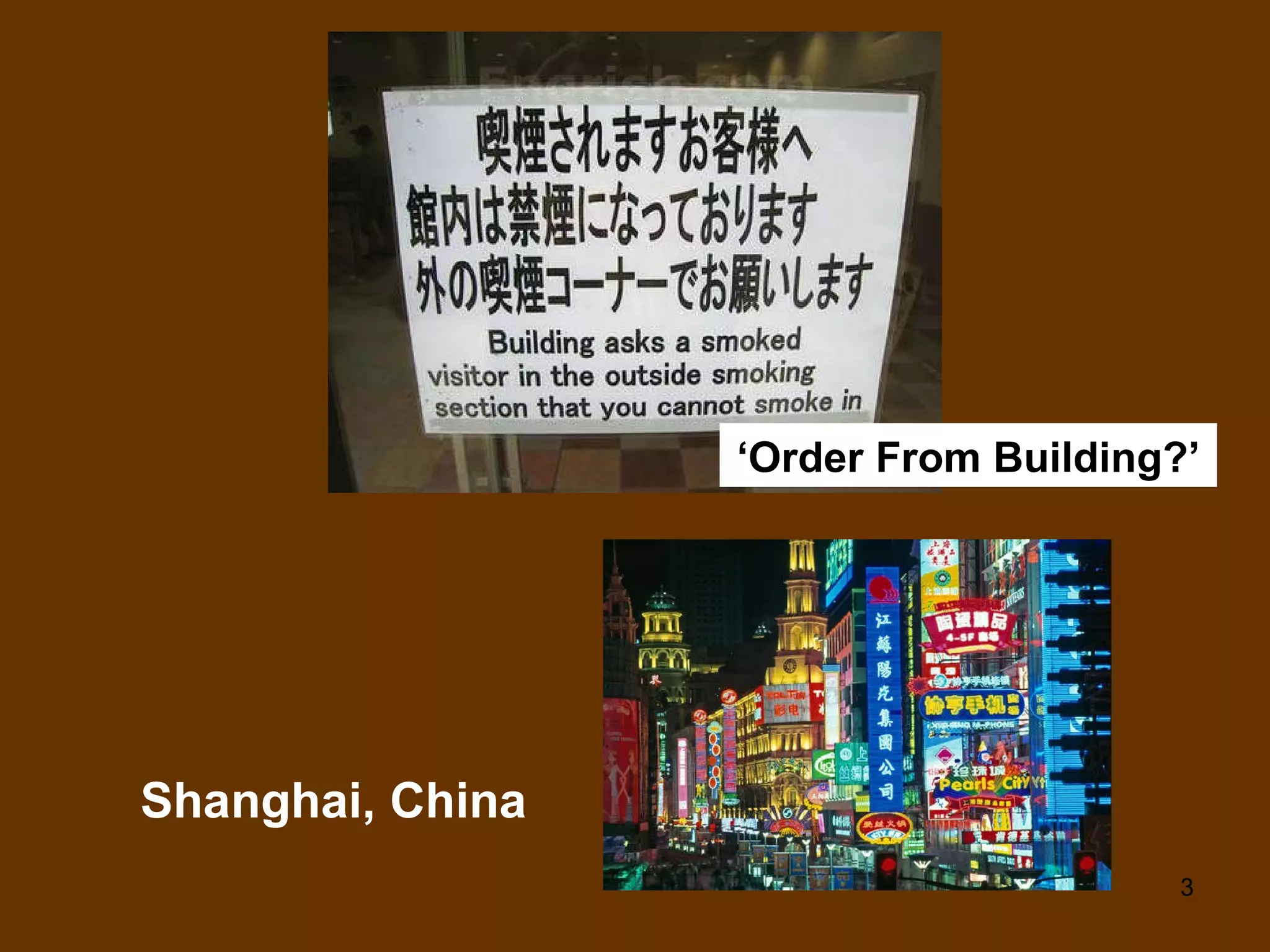 ‘ Order From Building?’ Shanghai, China