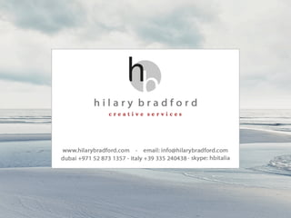 Hilary Bradford Showcase Images