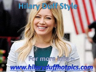 Hilary duff style photos