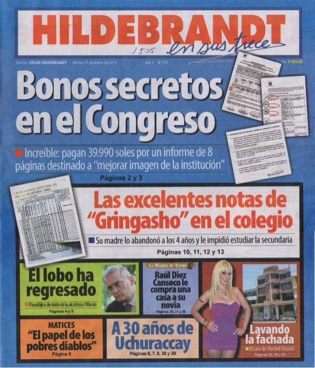 Hildebrandt en sus trece 137