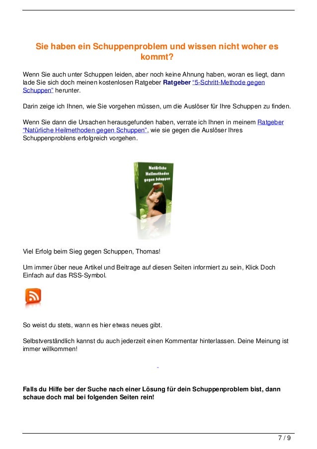 Hilfe Gegen Schuppen Was Haben Unsere Haare Mit - 