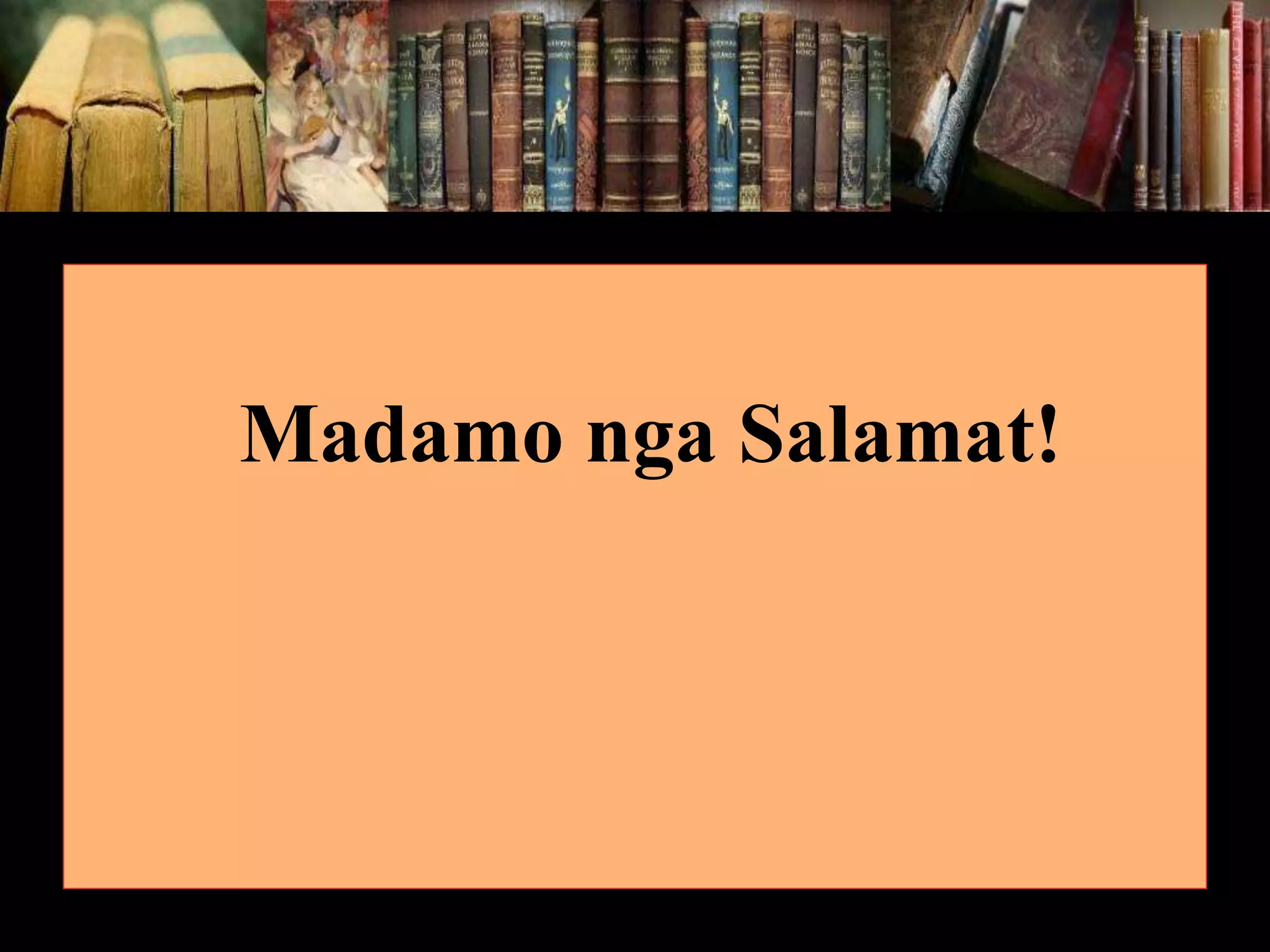 Madamo nga Salamat! 