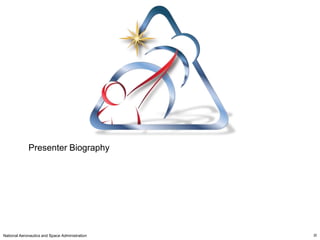 Presenter Biography




National Aeronautics and Space Administration   30
 