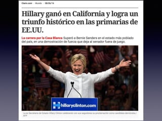 Hillary Clinton Virtual candidata democrata EEUU