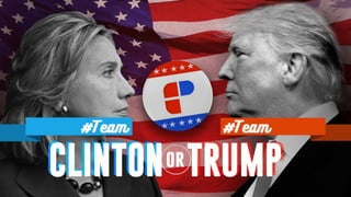 #TeamClinton vs. #TeamTrump #Election2016 Slide 44