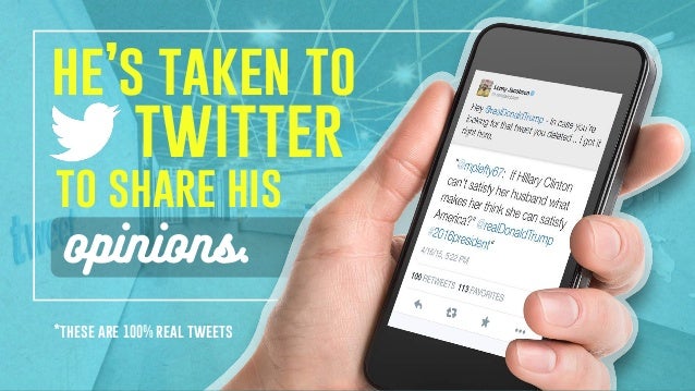 keeping it real!
Donald says he’s just
 