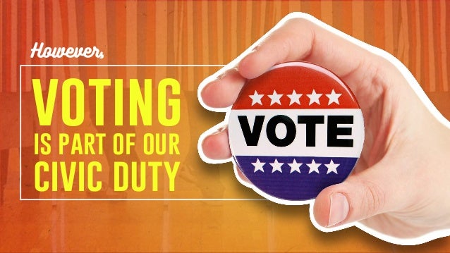 Make your
vote
count
this 2016.
 