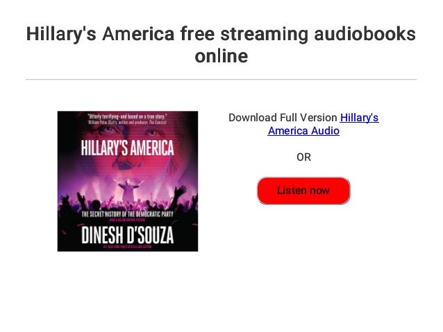Hillary S America Free Streaming Audiobooks Online