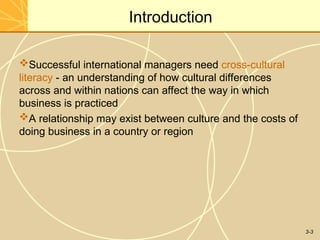 Understanding Cultural Differences in International Business Management ...