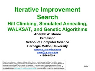 hillclimb algorithm for heuristic search | PPT