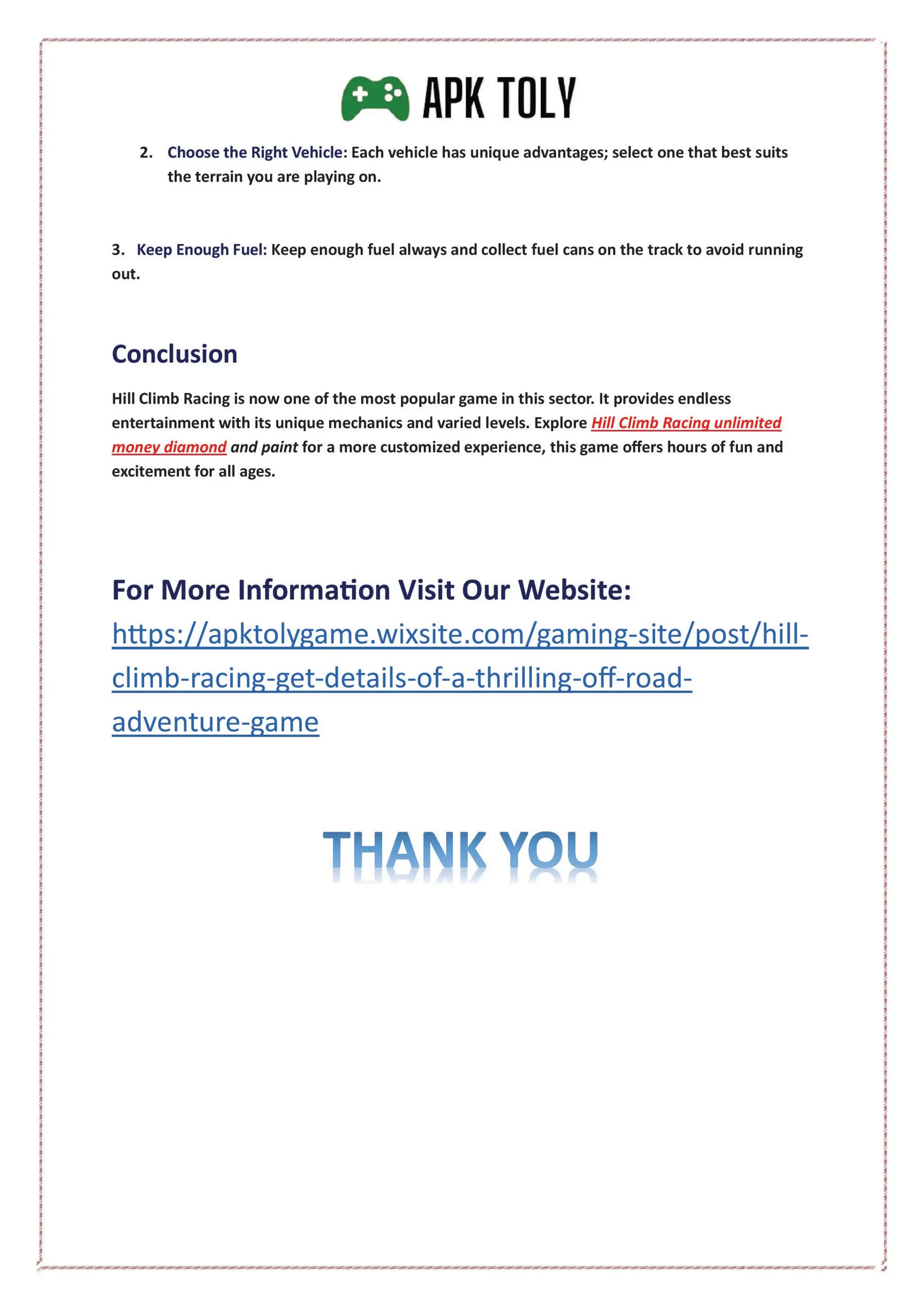 Hill Climb Racing: Get Details of a Thrilling Off-Road Adventure Game