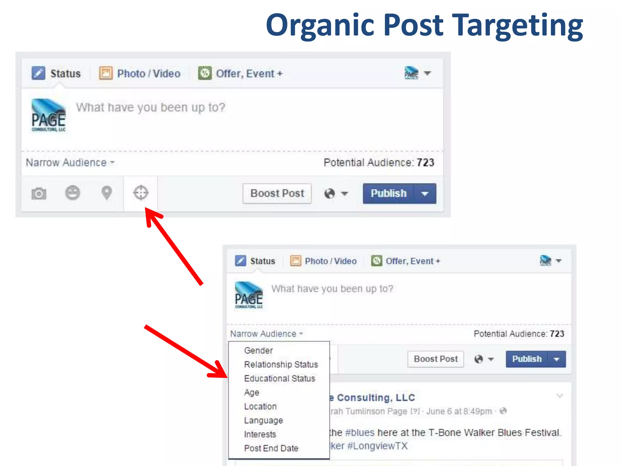 Organic Post Targeting
 