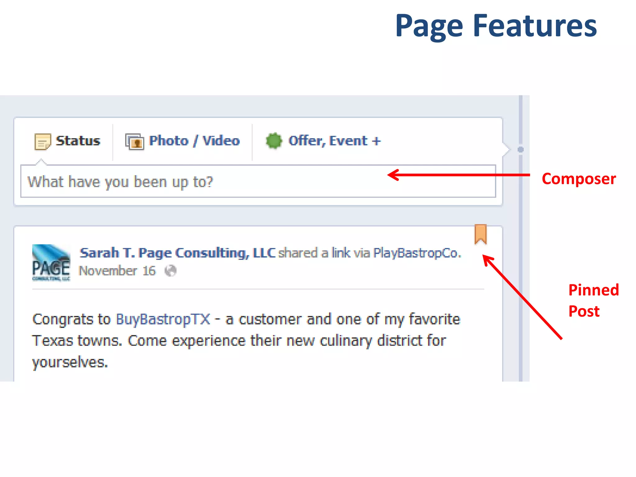 Composer
Pinned
Post
Page Features
 