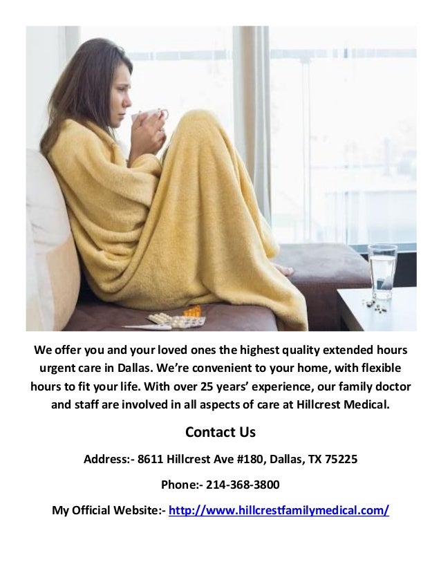 HillCrest Affordable Urgent Care Clinic in Dallas, TX
