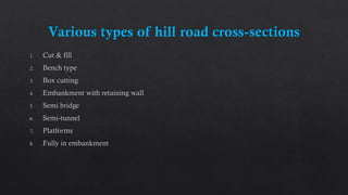 Hill Roads design and construction PPTX.pdf | Free Download