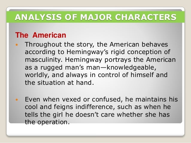 Hills like white elephants analysis essay