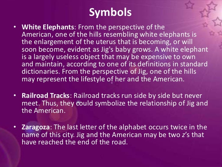 Hills like white elephants essays