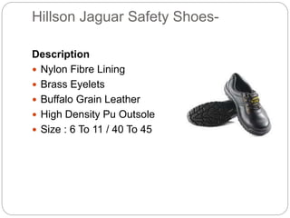 Hillson jaguar safety shoes store