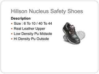 hillson nucleus safety shoes