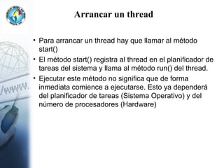 Threads en Java y su implementacion en este lenguaje de programacion | PPT