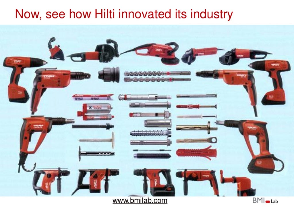 Hilti Holes instead of Hammers. Business Model Innovation Explained
