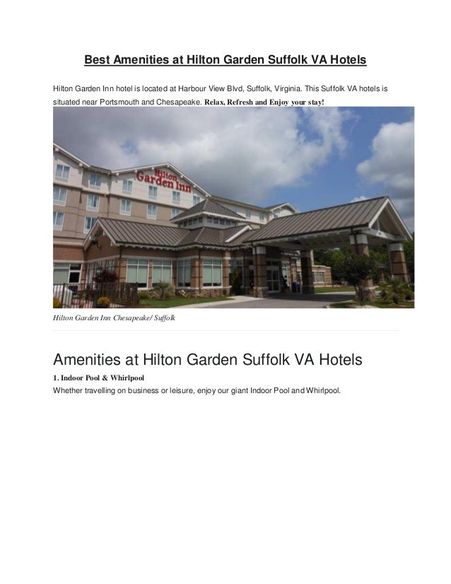 Hilton Garden Suffolk Va Hotel