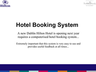 Hotel Booking System   