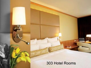 30 3  Hotel  R ooms Located in the heart of the city 30 3   Guestr ooms Executive Rooms & Suites Indoor  P ool Sauna Fitness Center Zinc Restaurant, Lounge & Bar 