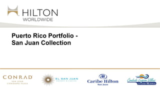 Puerto Rico Portfolio -
San Juan Collection
 
