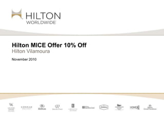 Hilton Vilamoura 10% MICE Offer - NEW