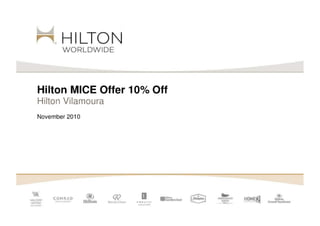 Hilton Vilamoura 10% Special Offer - NEW