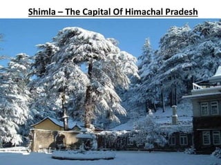 Shimla – The Capital Of Himachal Pradesh
 