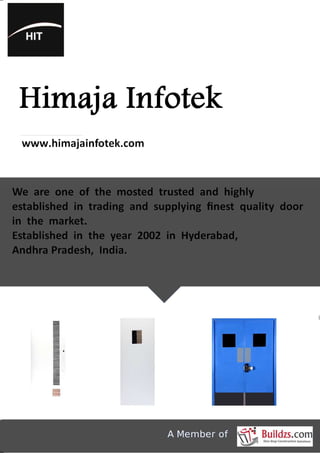 Steel Doors and Windows by Himaja infotek