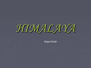 HIMALAYA
   Majed Khalil
 
