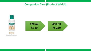 Companion Care (Product Width)
120 ml
Rs 80
450 ml
Rs 250
 
