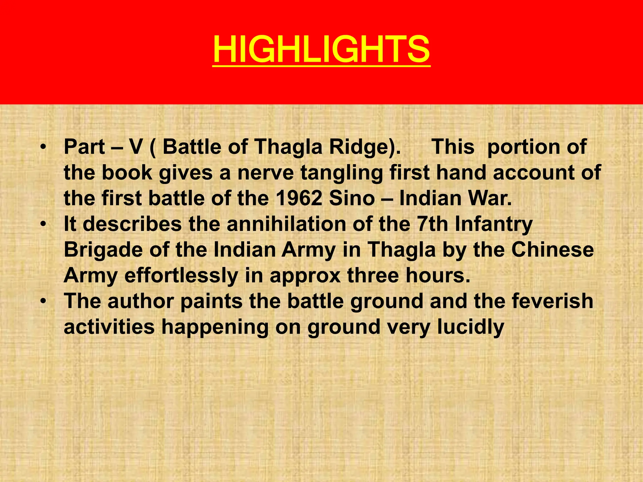 Book review on HIMALAYAN BLUNDER PPT.pptx