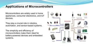Microcontroller and microprocessor PPT.pptx
