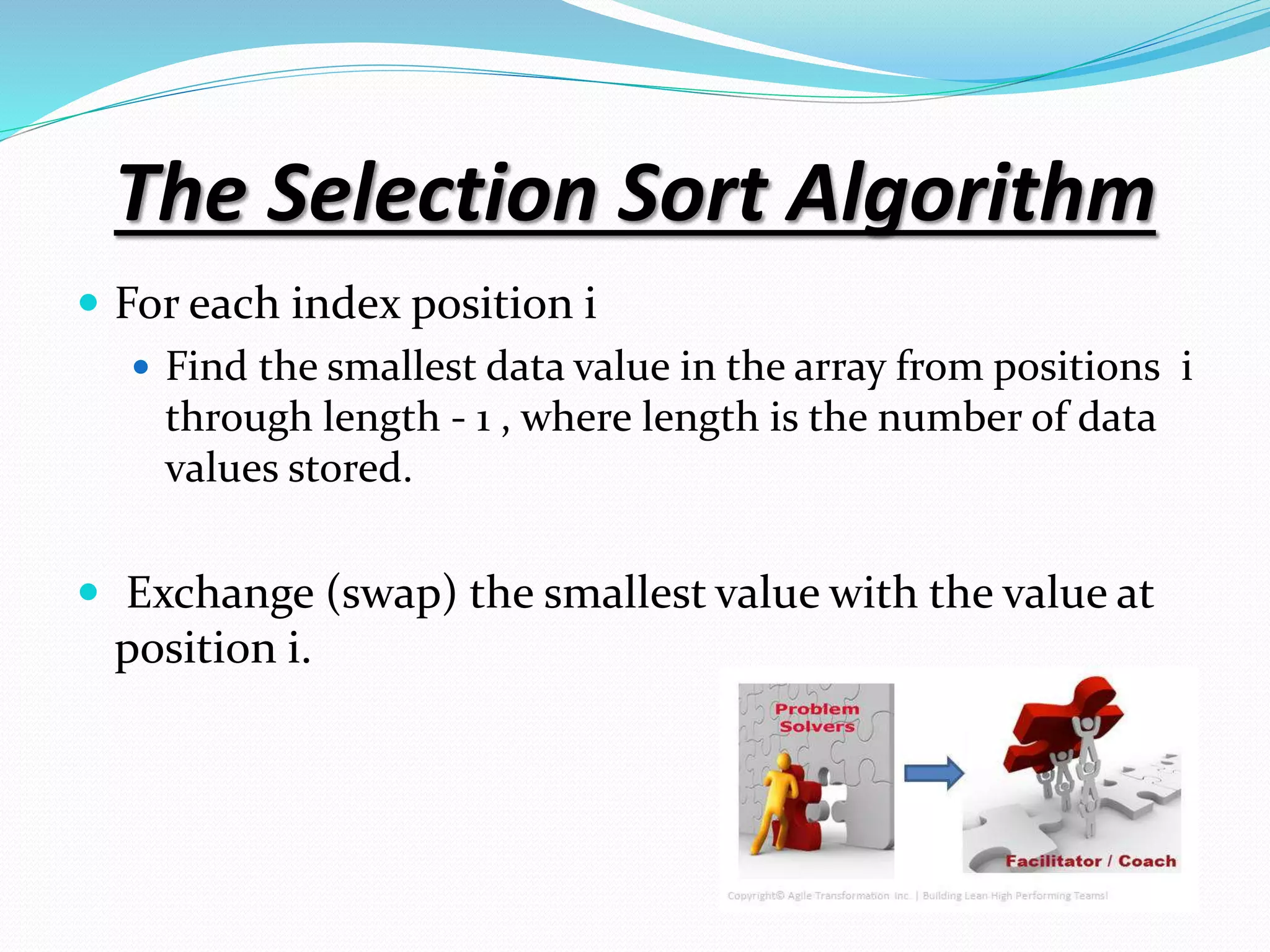 Selection sorting | PPT