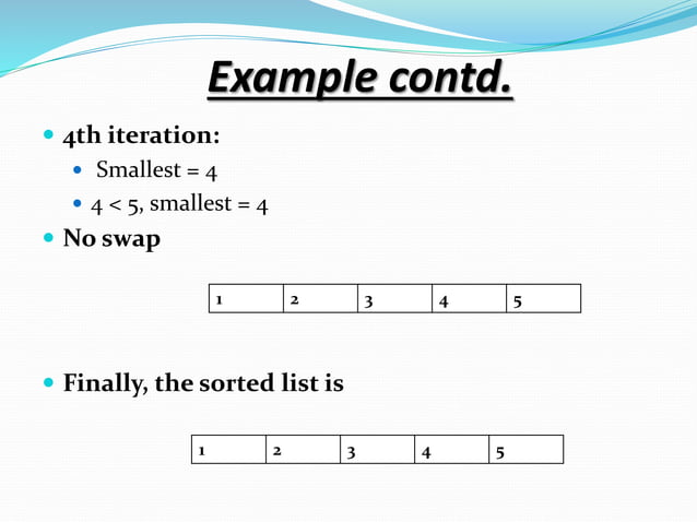 Selection sorting | PPT