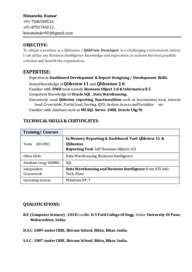 himanshu resume