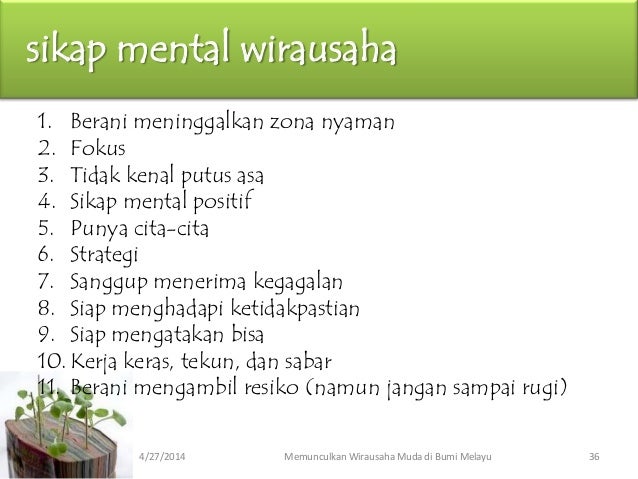 Memunculkan Wirausaha Muda Di Bumi Melayu Disampaikan Pada Forum Hi