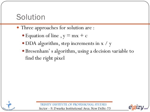 Bresenham Line Drawing Algorithm Explanation : Computer graphics