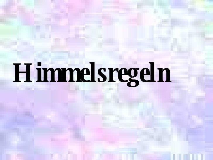 Himmelsregeln  